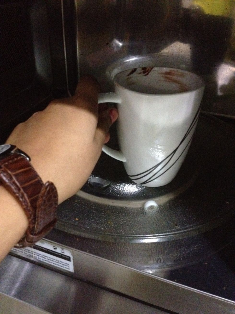 Place it in your microwave.  And no..... I'm not a man. That was my dad's watch. I have no idea why was I wearing that when I was doing this....