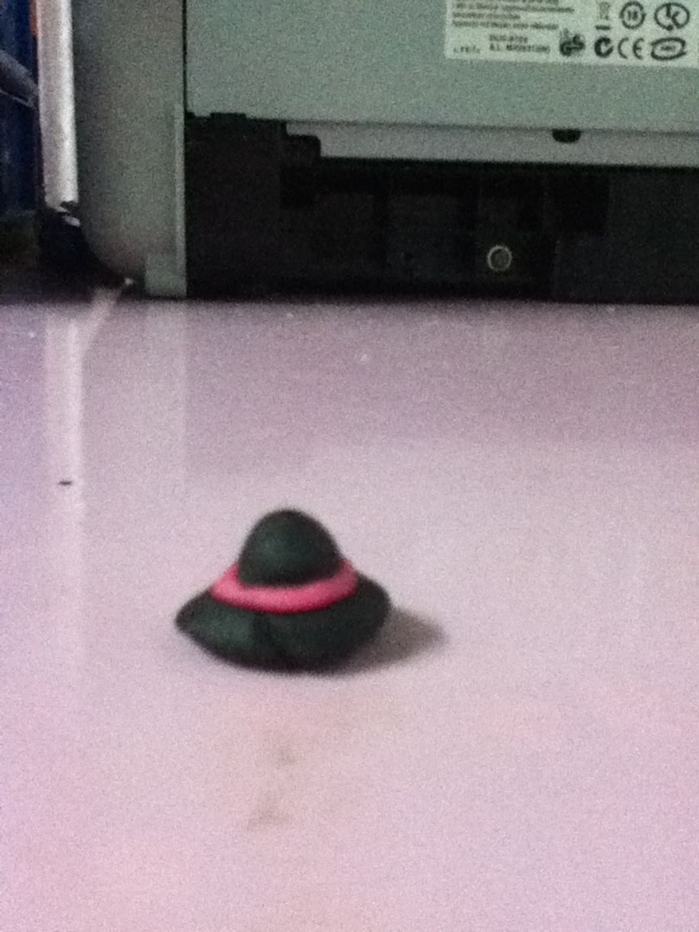 Place it (it's the hat)