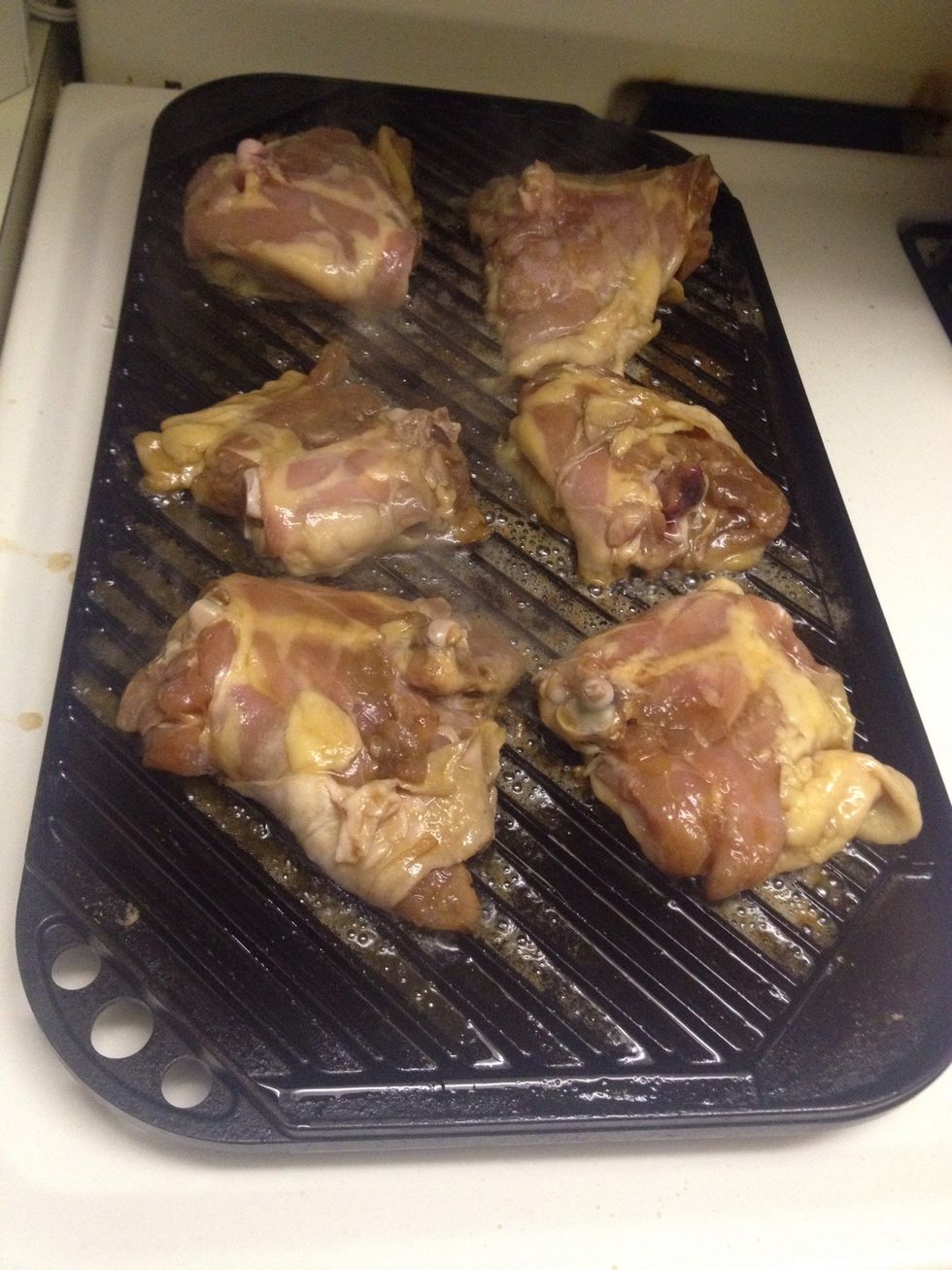 Place it on the pan. Each side for 10-15 minutes.