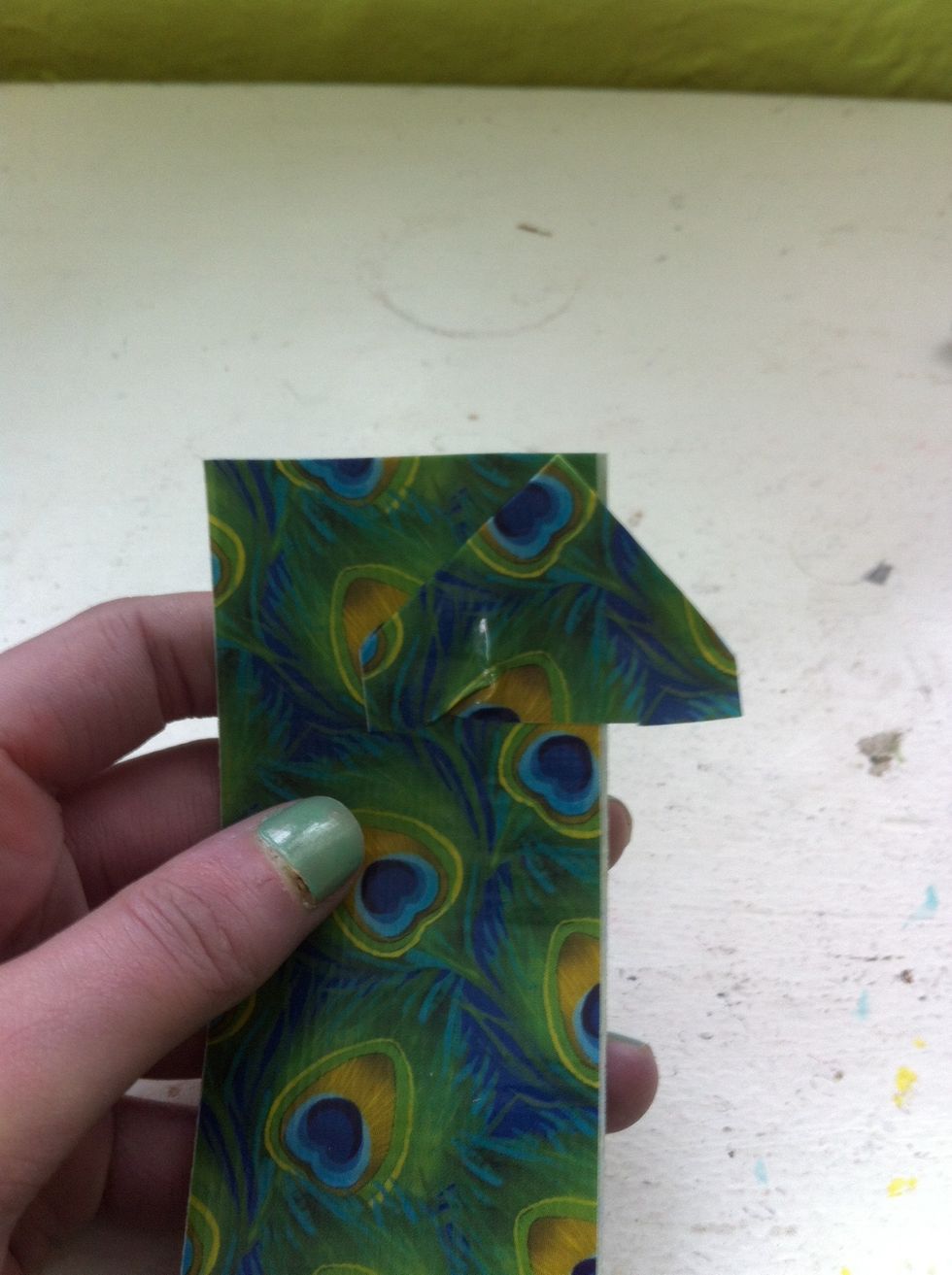 Place it on the top to the right