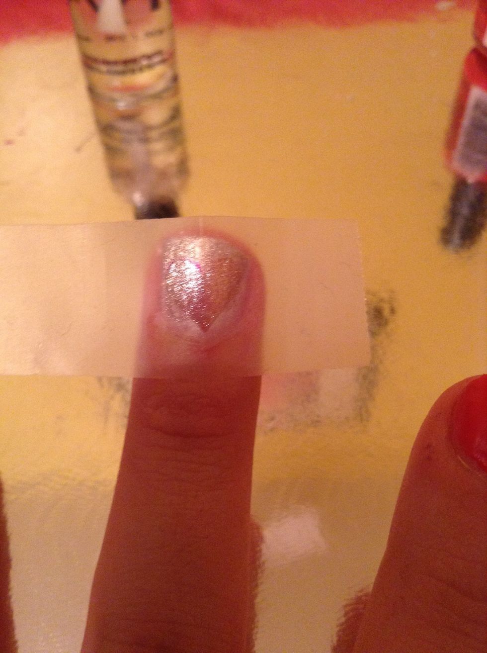Place it on your middle finger