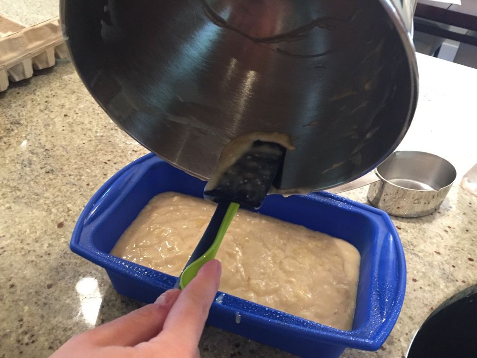Place mixture in loaf pan