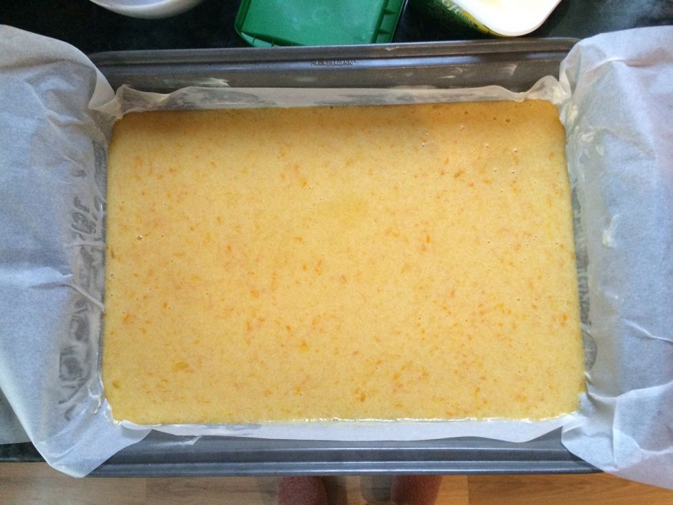 Place mixture into your baking tray and cook in lower half of the oven for 20 minutes.