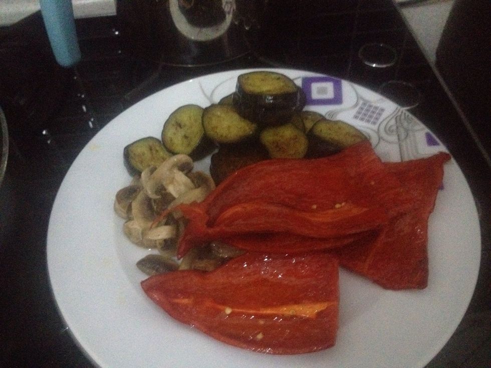 Place on a plate and set aside for later