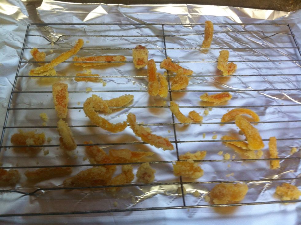 Place on a rack and let sit for 45 mins....