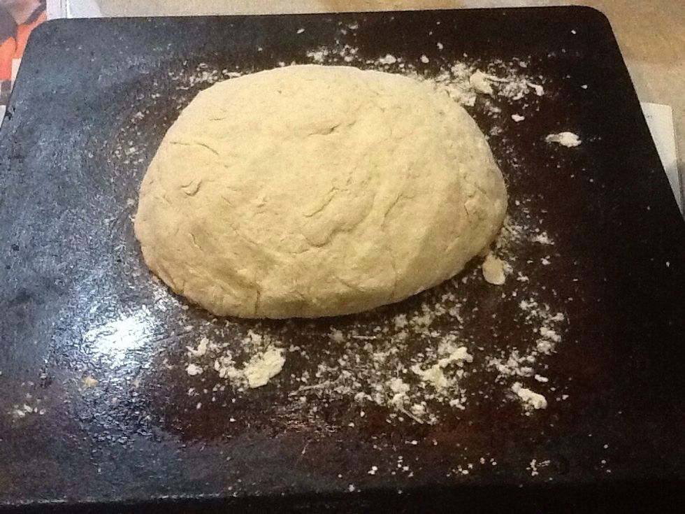 Place on a tray ( coat tray in butter and flour to prevent sticking )