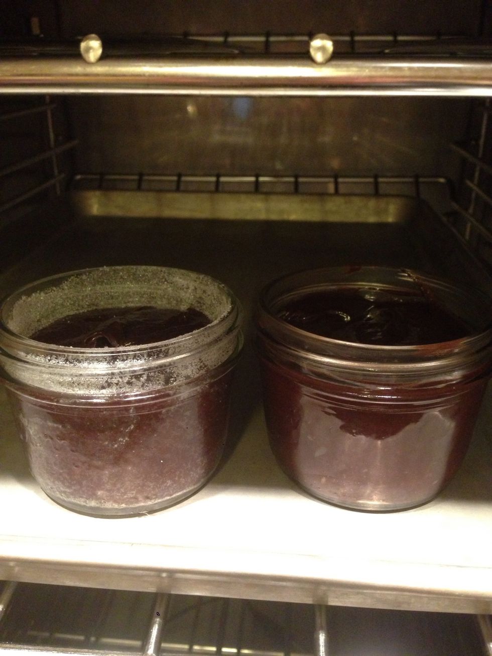 Place on a tray into the Alto-Shaam cook & hold oven.