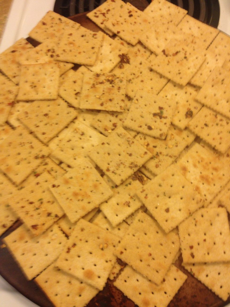 Place on cookie sheet and bake 15-20 min