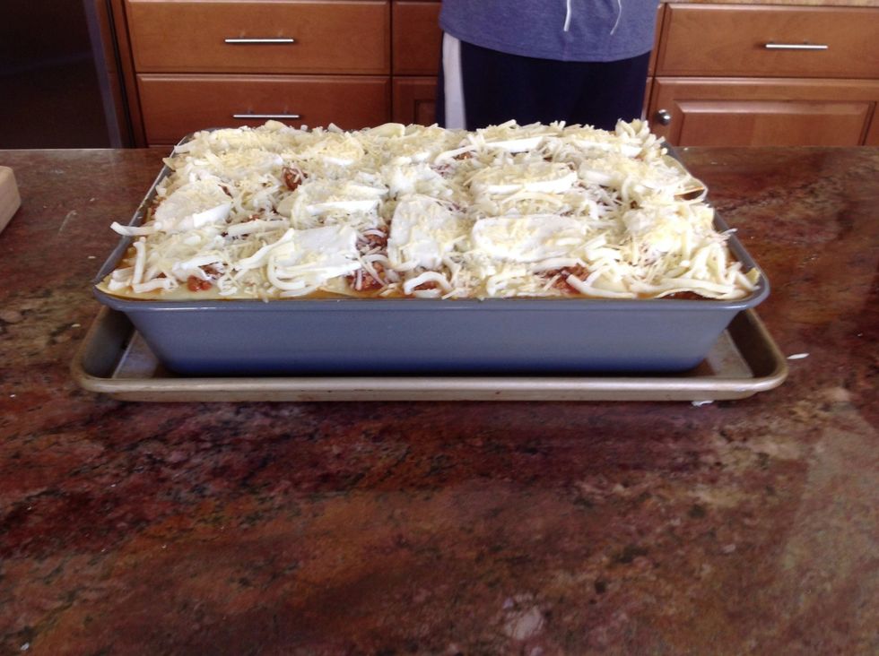 Place on cookie sheet for cooking