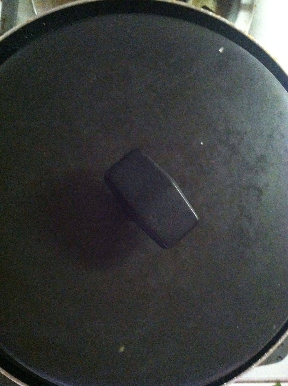 Place on med heat and cover. After 10-15 minutes your eggs will look like....