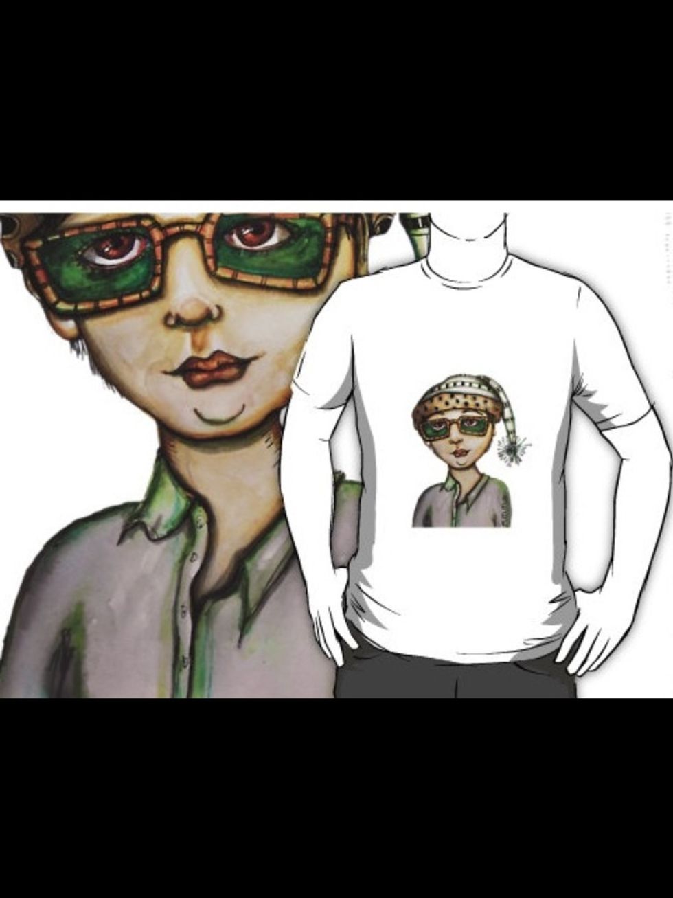 Place on Redbubble or Zazzle products. http://www.zazzle.com.au/jennywoodartwork* https://www.facebook.com/jennywoodart http://www.redbubble.com/people/dishmoptop/