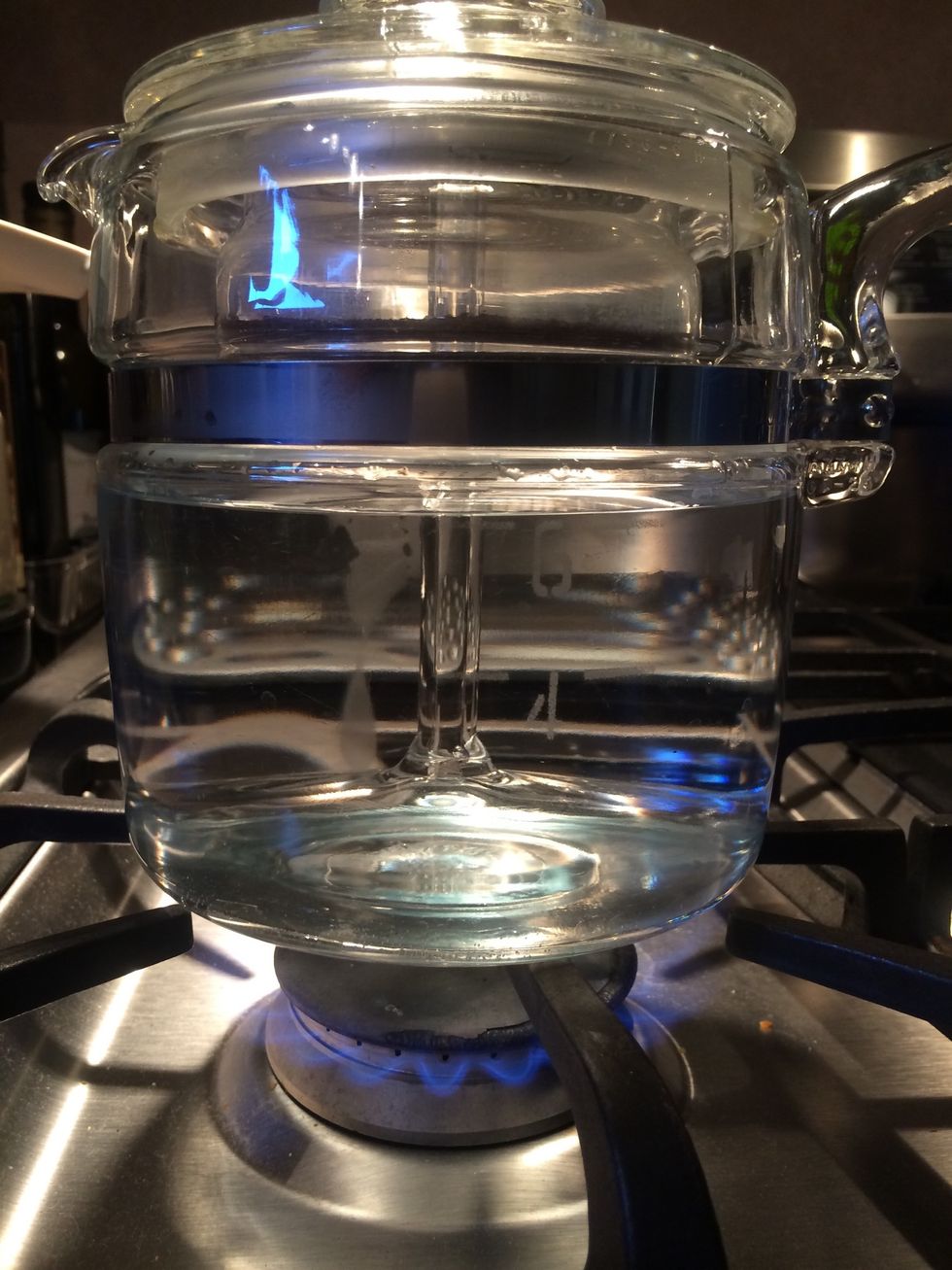 Place on stove and bring to boil.