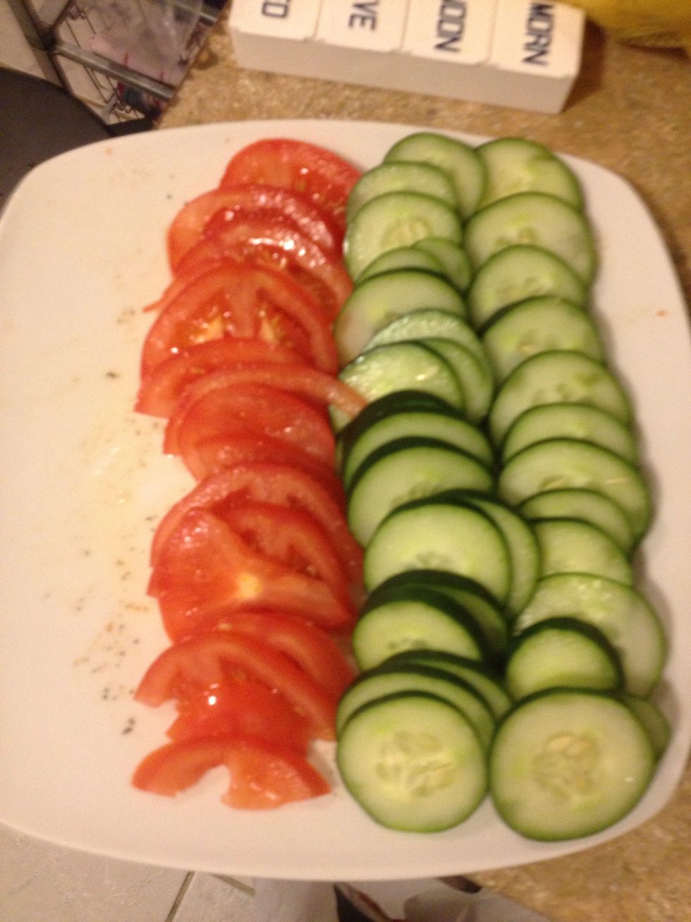 Place on top of dressing in rolls