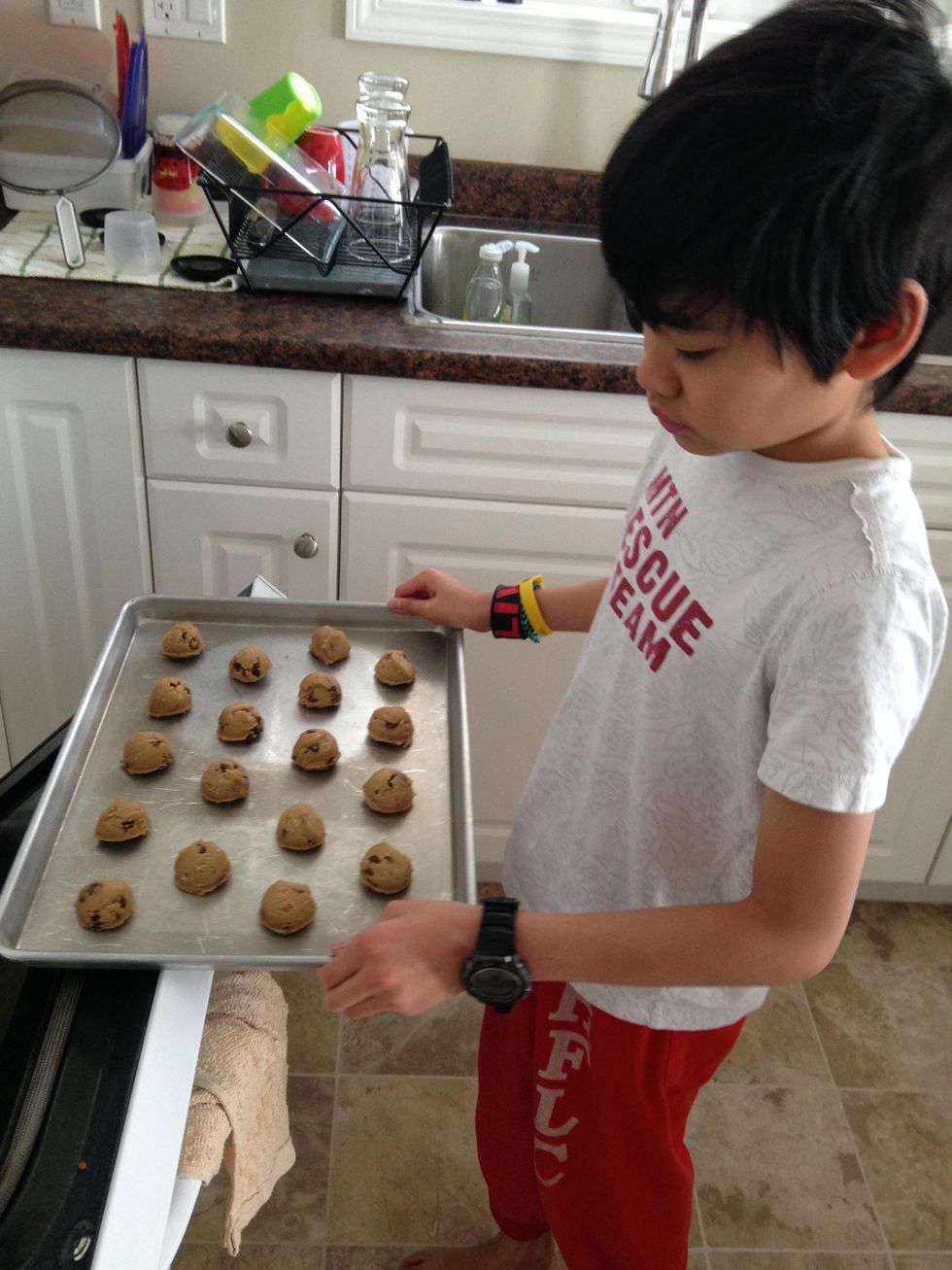 Place on ungreased cookie sheet, bake for 10-15 minutes