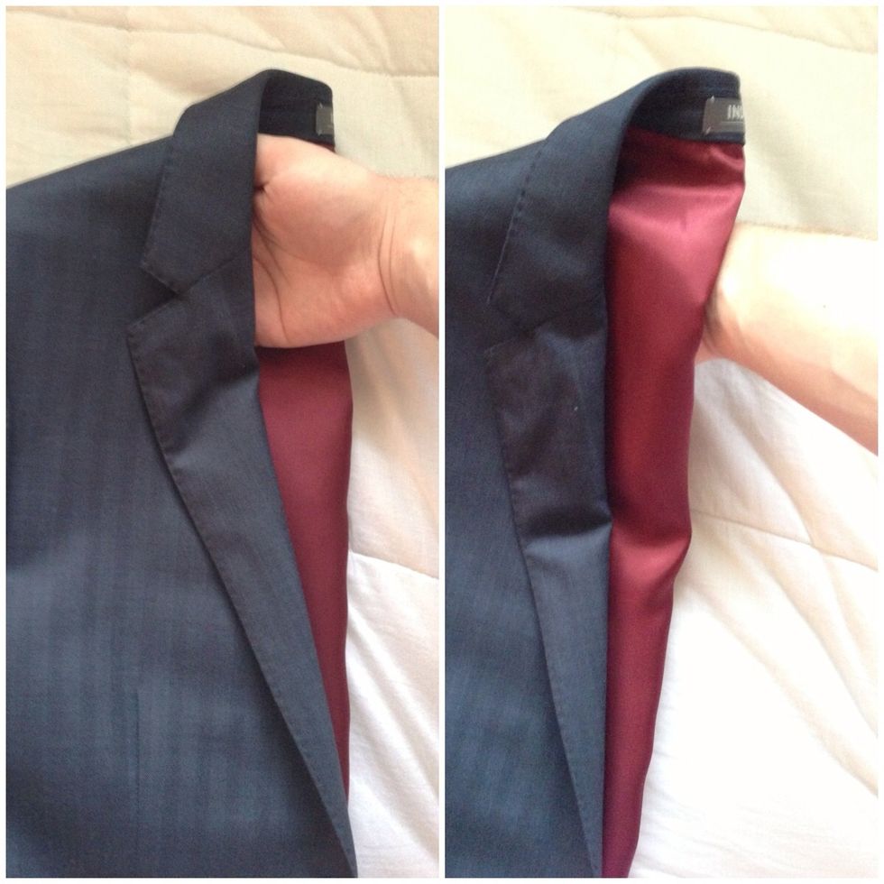 How to fold a suit coat or blazer (for travel) B+C Guides