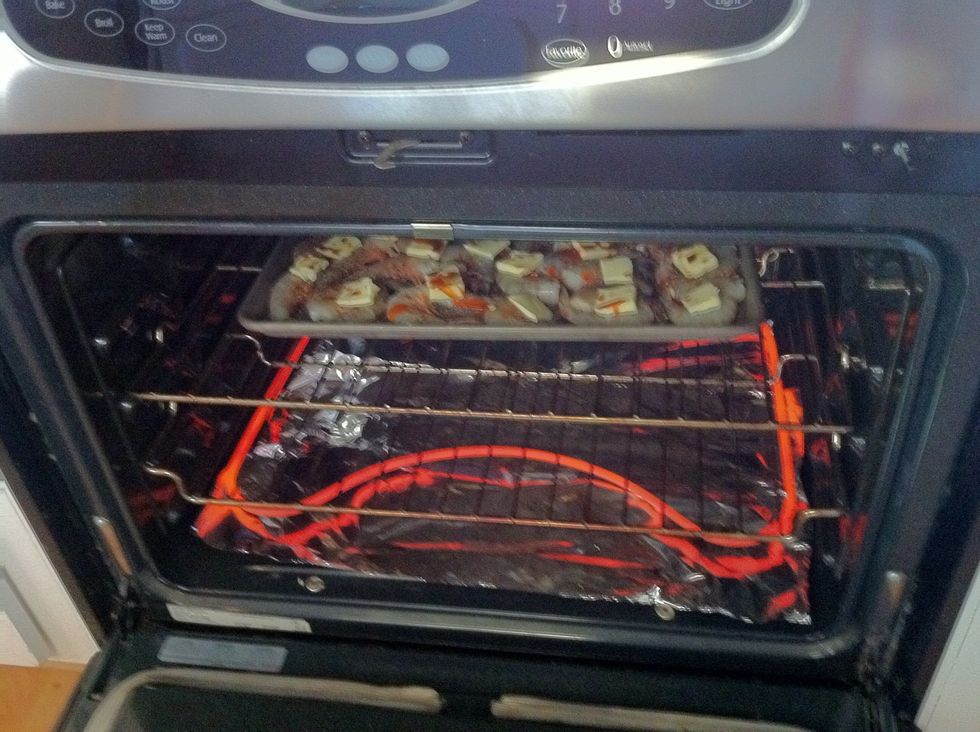 Place pan in the oven...