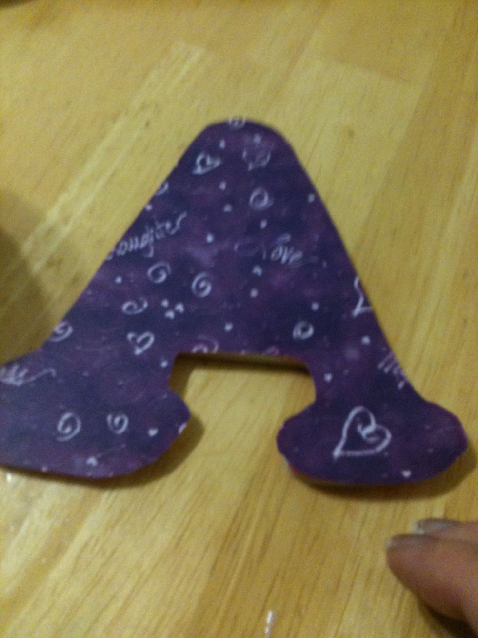 Place paper on top and smooth out any wrinkles or bubbles. Let dry