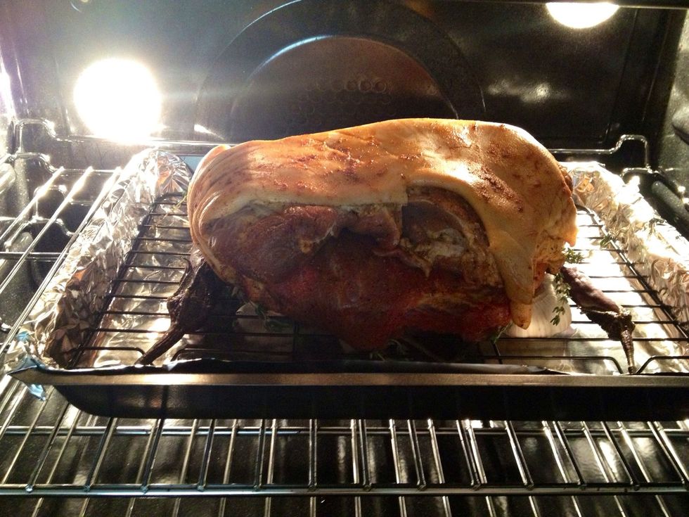 Place pork shoulder in and walk away!