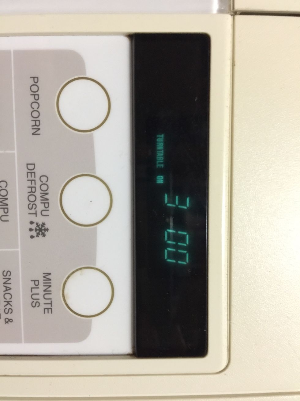 Place potato in the microwave for two, 3 minute intervals flipping over in between.