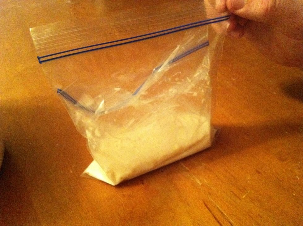 Place quart bag with milk, vanilla, and sugar into a second bag. Make sure the bag is closed tight with some air remaining in the bag.