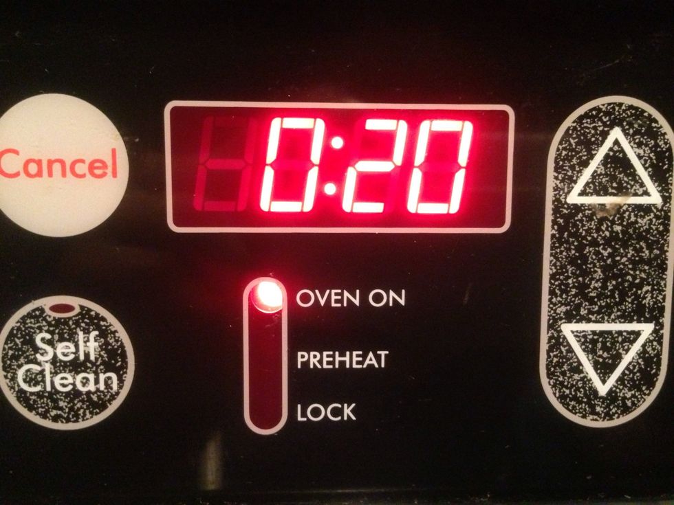 Place the cookie sheet or pan with the popcorn in the oven for 20 to 25 minutes, until crisp. When done allow the popcorn to cool for 15 minutes.