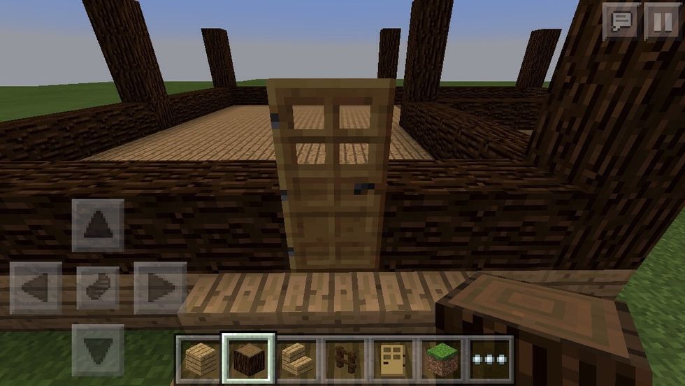 Place the door.