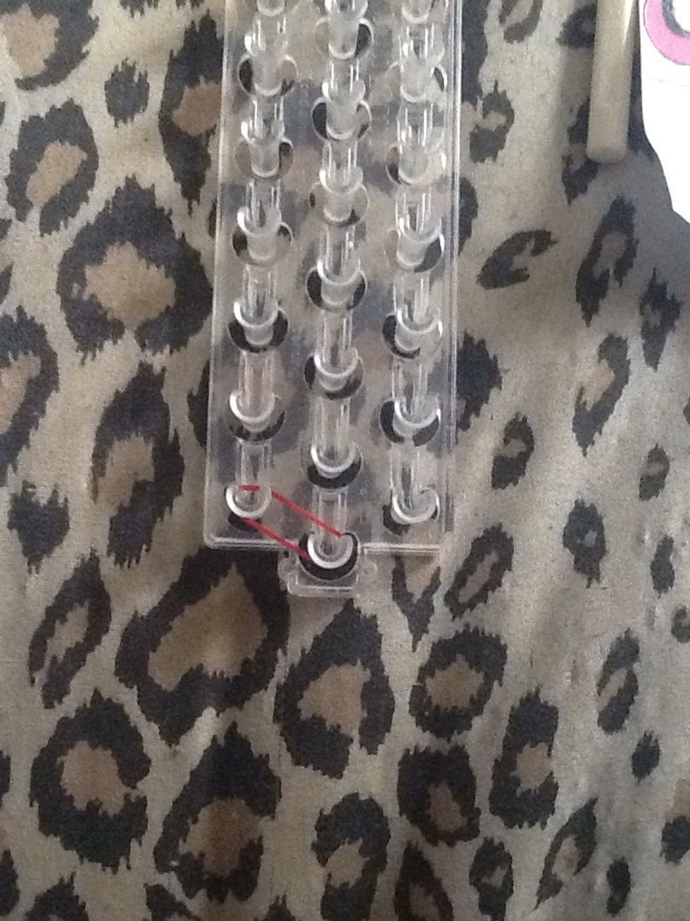 place the first band