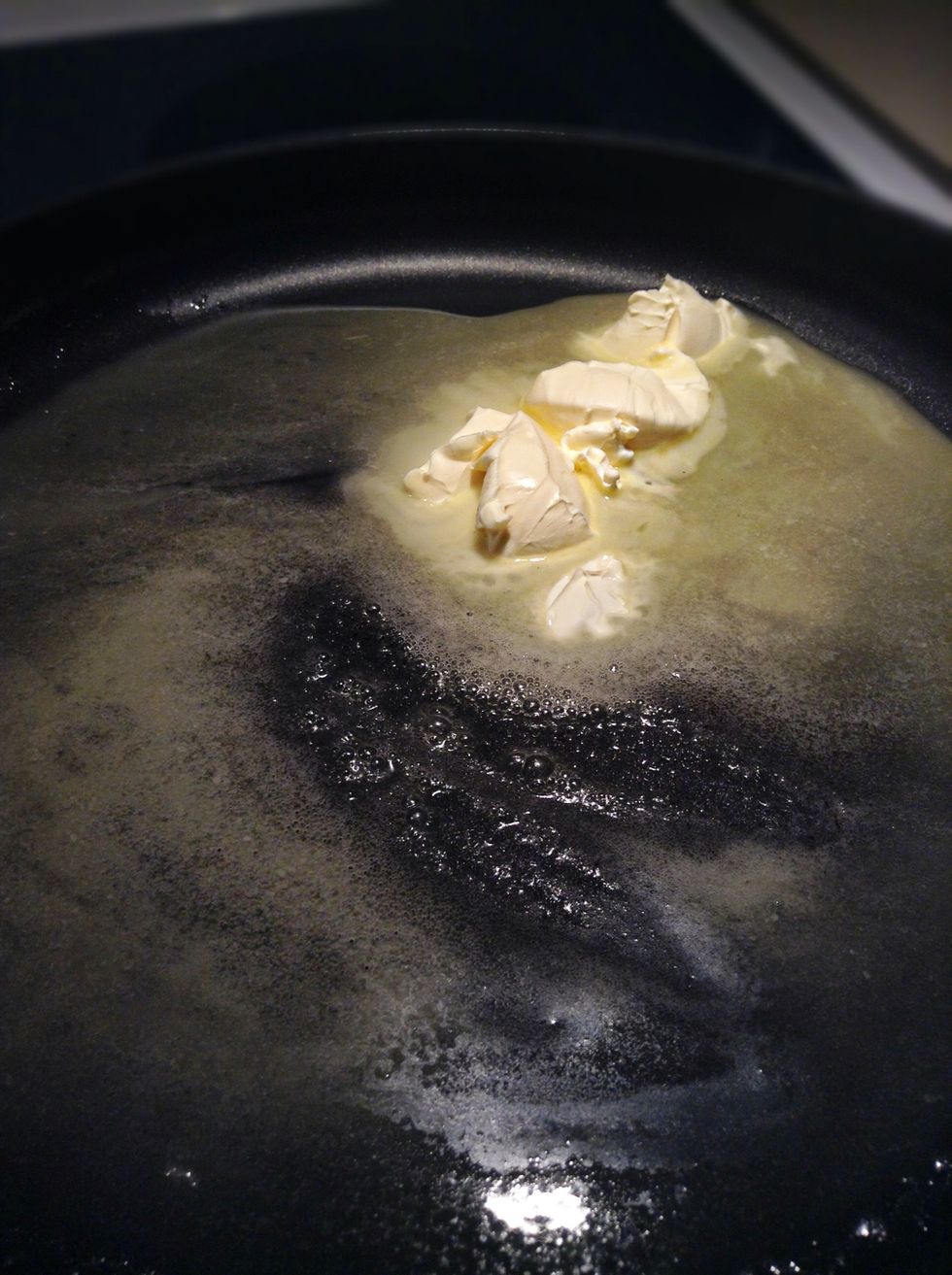 Place the heat on medium to high and get your butter melted.