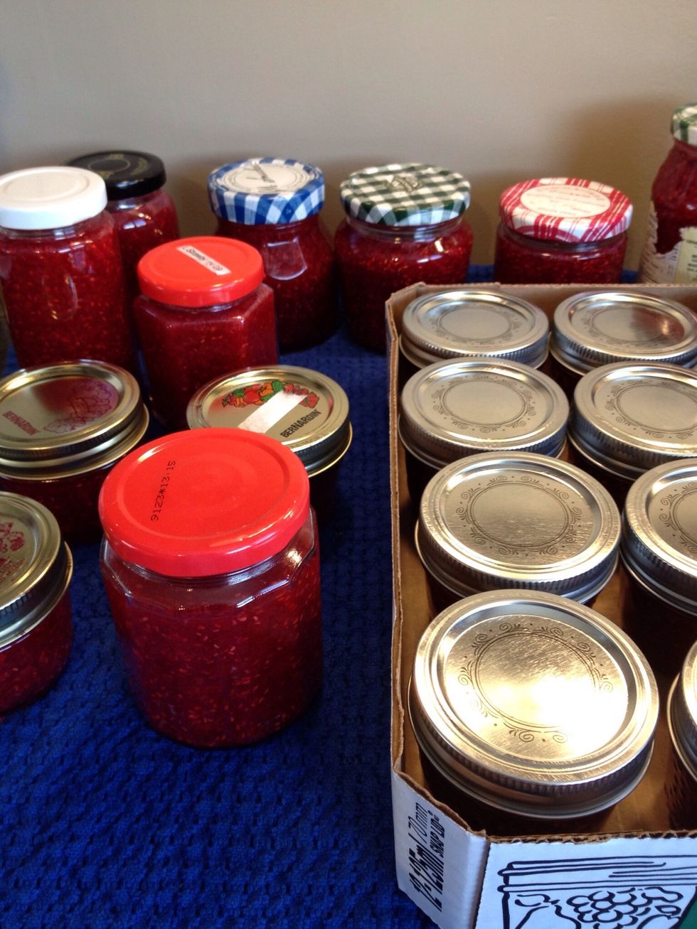 Place the jars of jam in the freezer for long-term storage. But make sure to keep 1 or 2 in the fridge, because you will want to eat it right away!