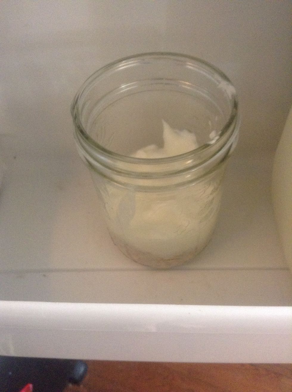 Place the oatmeal in the fridge overnight uncovered.