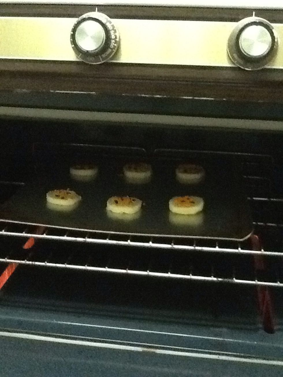 Place the pan in the oven, and let the cookies cook between 10 or 15 minutes.