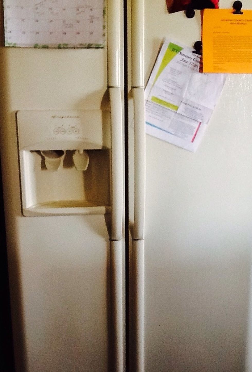 Place the pan of Oreo balls in the fridge/freezer.