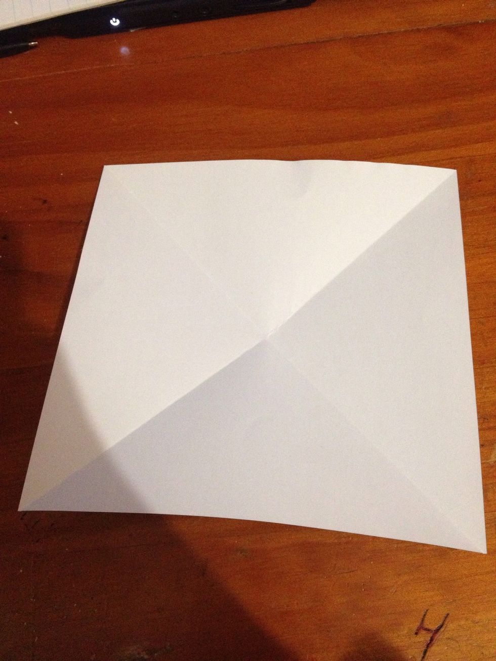 Place the paper over so the pattern is face down on the table