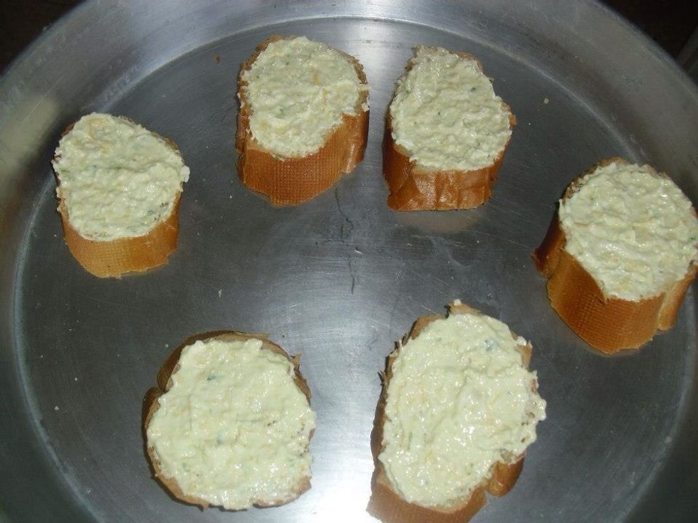 Place the pieces in the preheated oven for 10 to 15 minutes or until cheese is melted