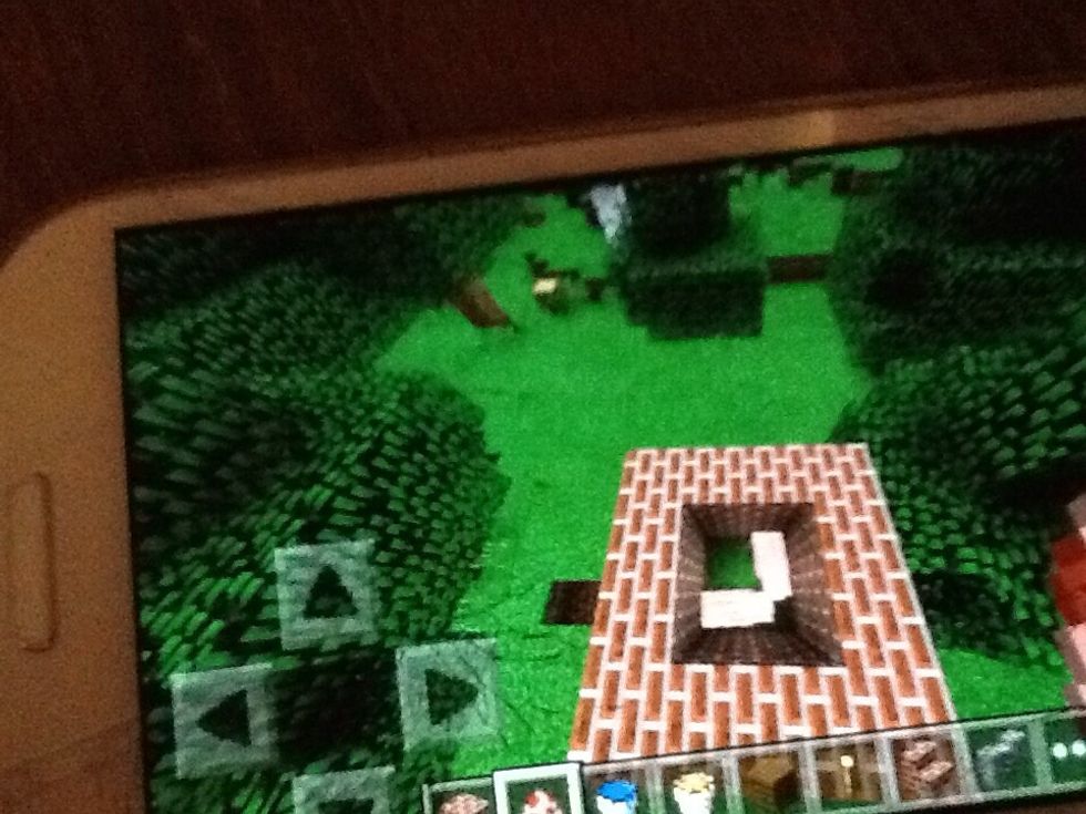 Place the pigs in the space by taping the inside of the space