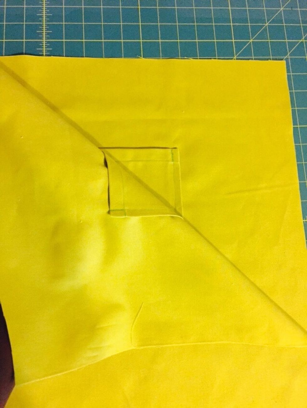 Place the right sides of your inner shell.