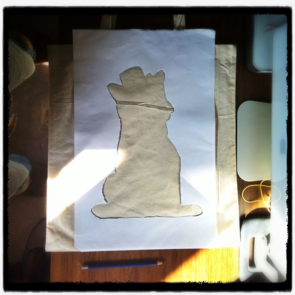 Place the stencil and use a watercolor pencil to draw the shape. This is your guide to paint on the INKODYE. Performing this step helps save precious dye so you can make more and more images.