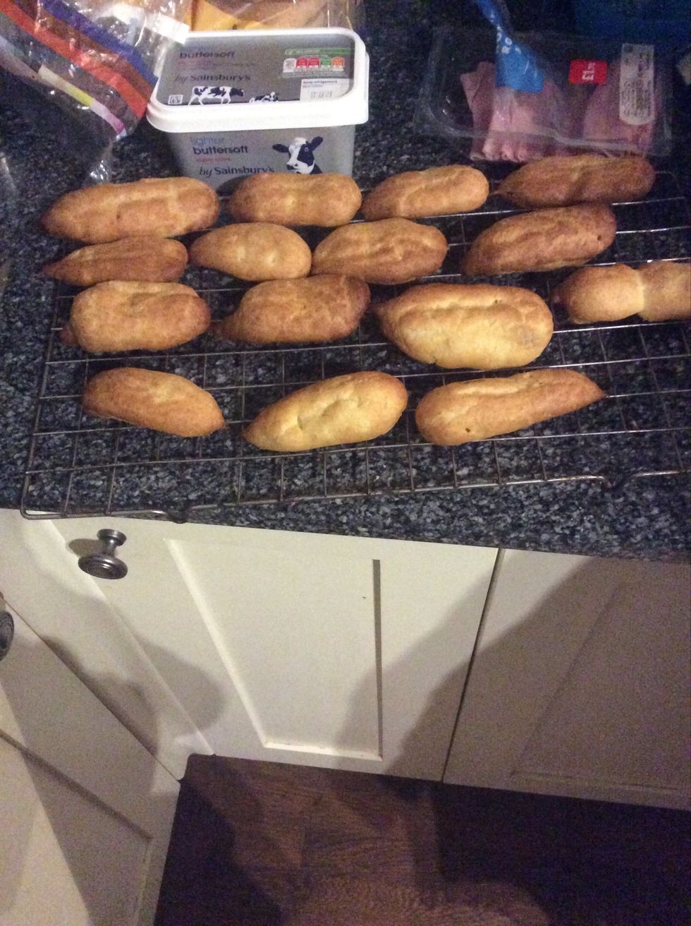 Place them all on a cooling wrack so that they don\u2019t go soggy