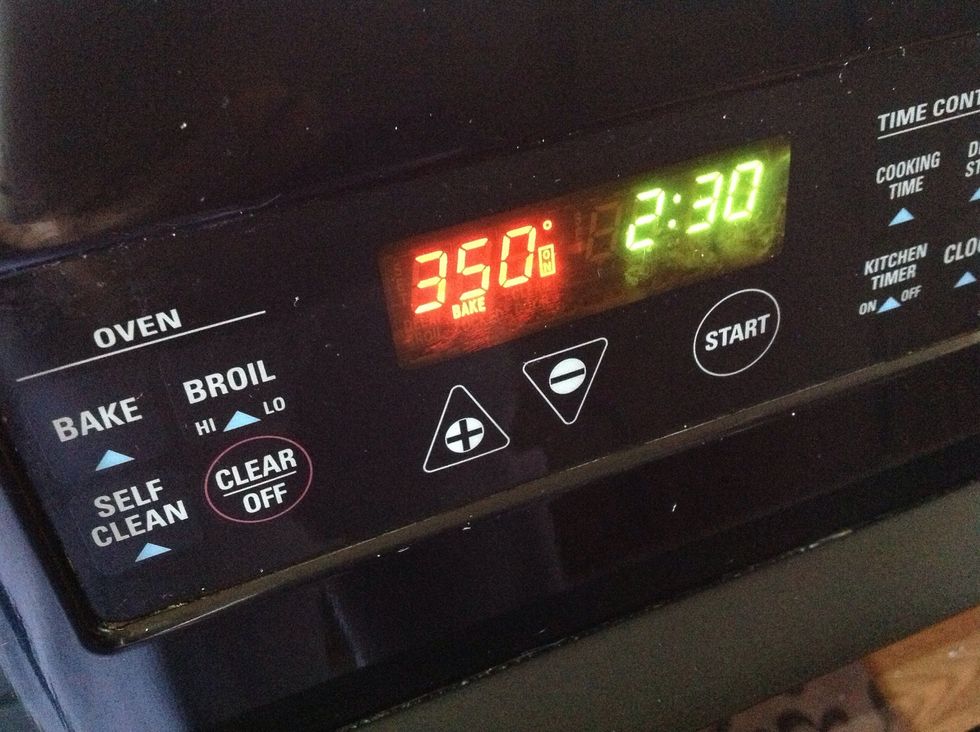 Place them in a preheated oven for 45 minutes.