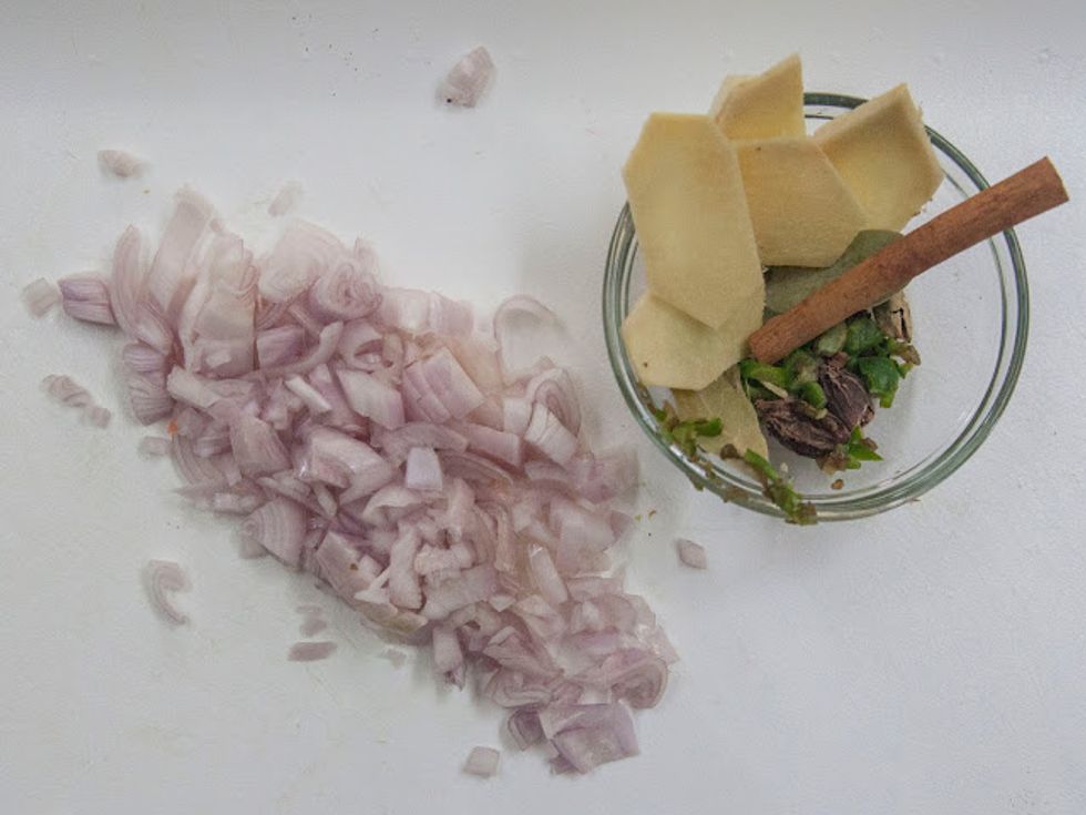 Place them in the bowl with the other stuff and toss in a a cinnamon stick.