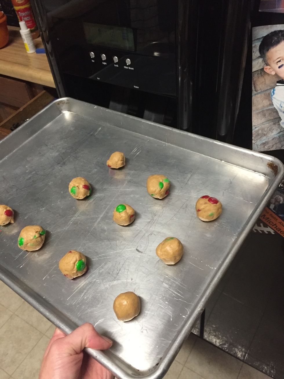 Place them in the freezer and let them freeze for 20 minutes or until hard.