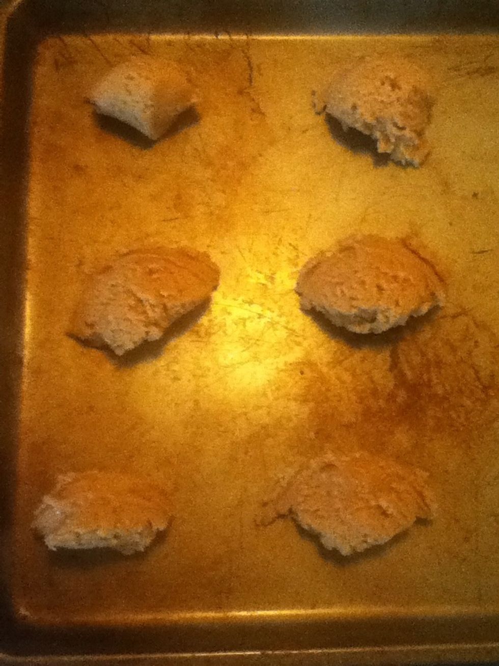 Place them on the cooking tray and preheat the oven to 325 degrees