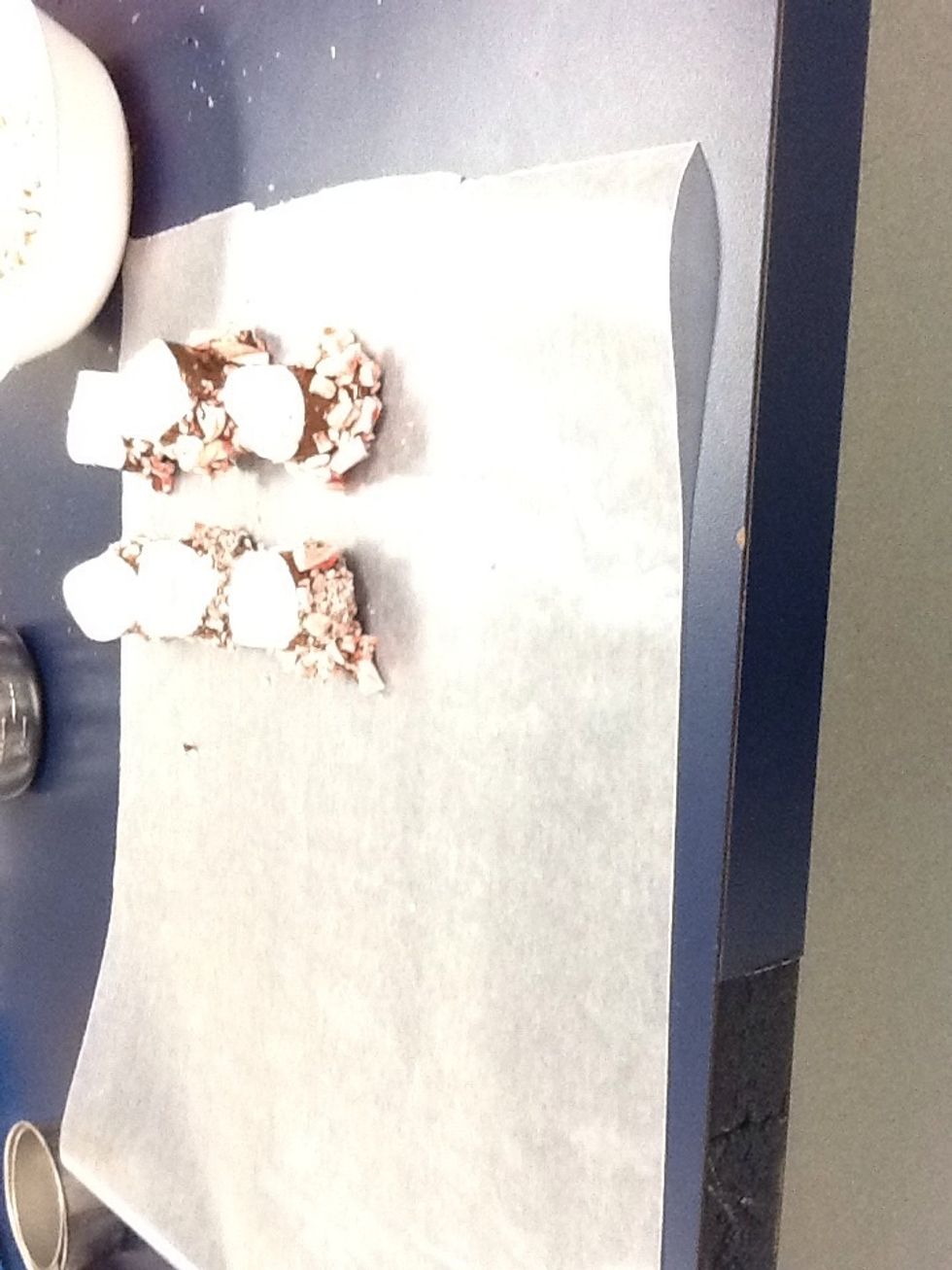 place them on the wax paper