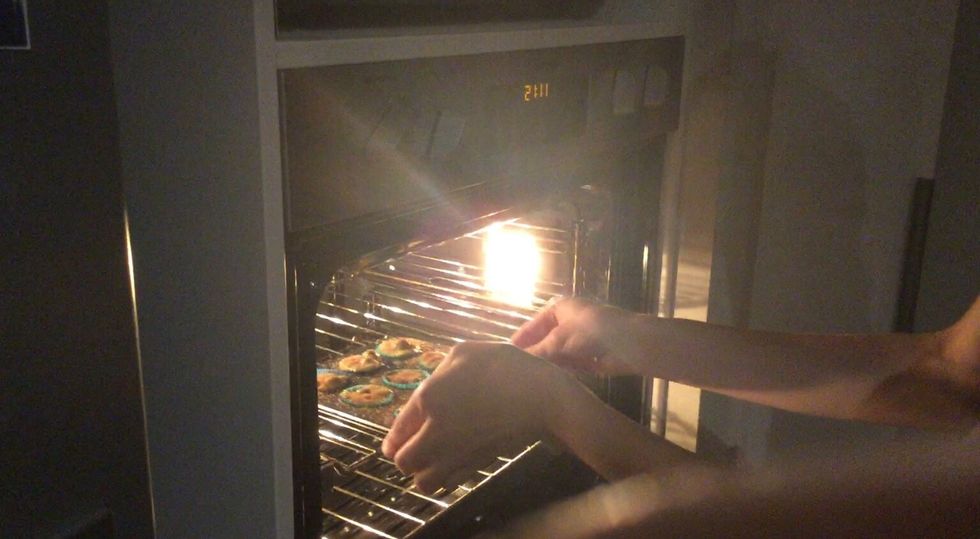 Place trays into the middle of the oven for approximately 12 minutes