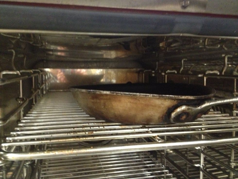 Place under browning bar for about 4-6 min.