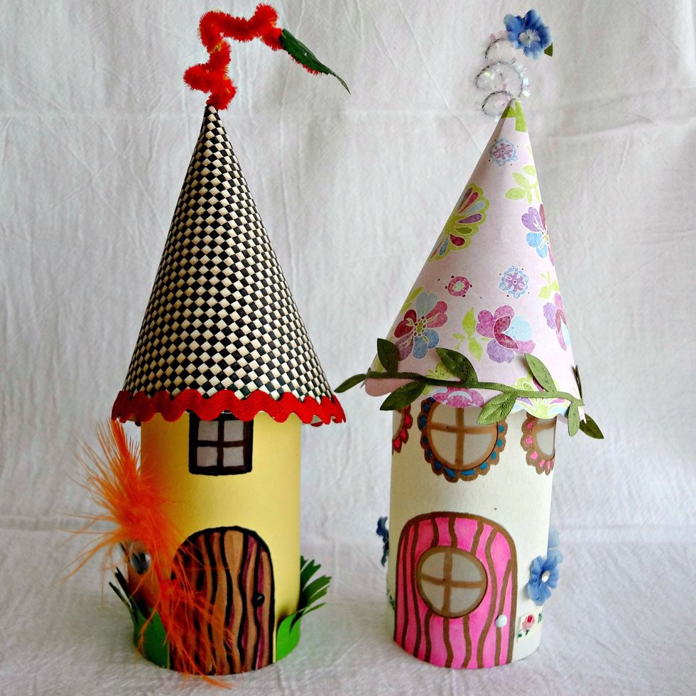 Place your Elf House over a flameless tea light to use as a decorative night light in your room.