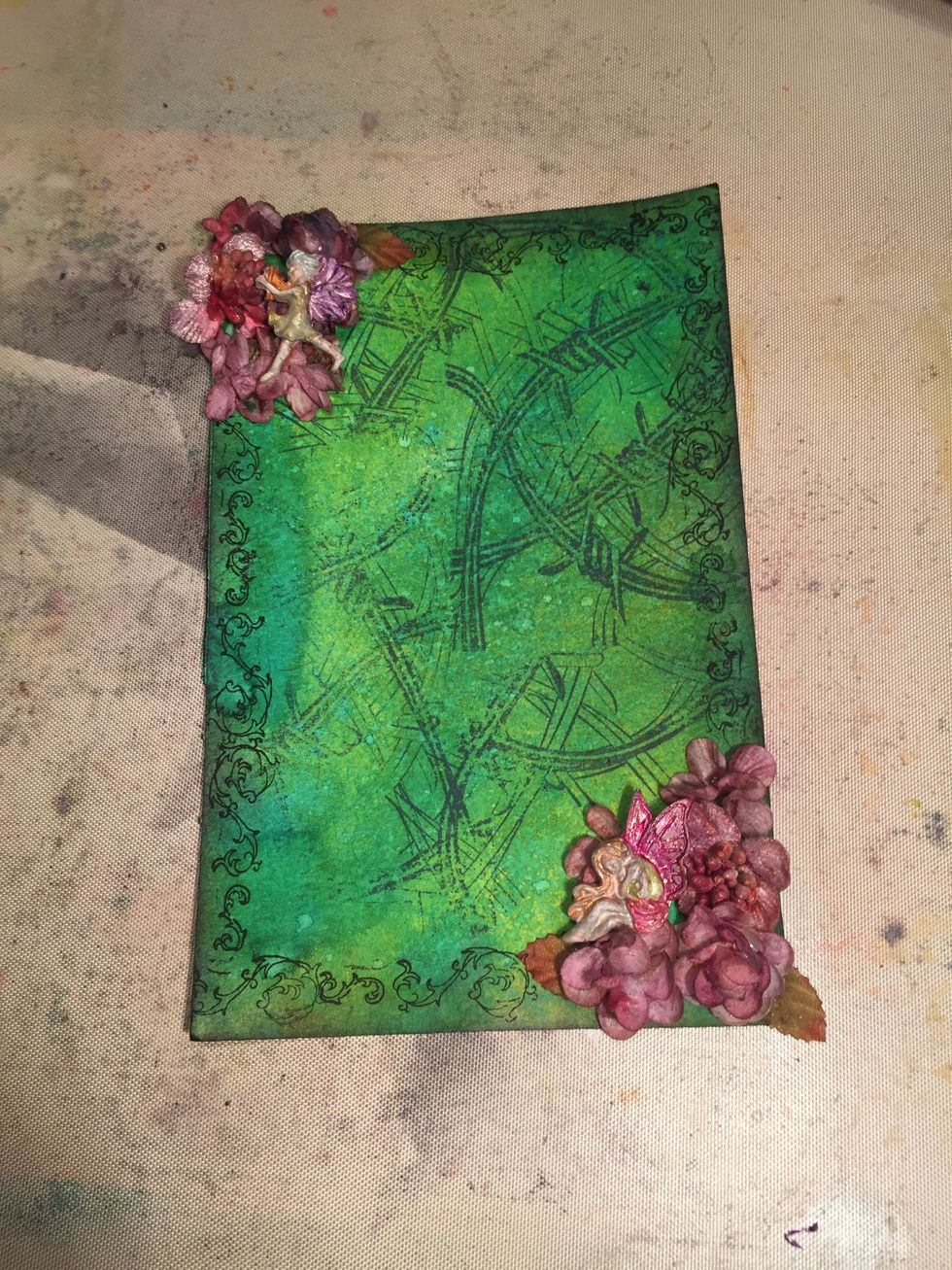 Place your fairies on the flowers