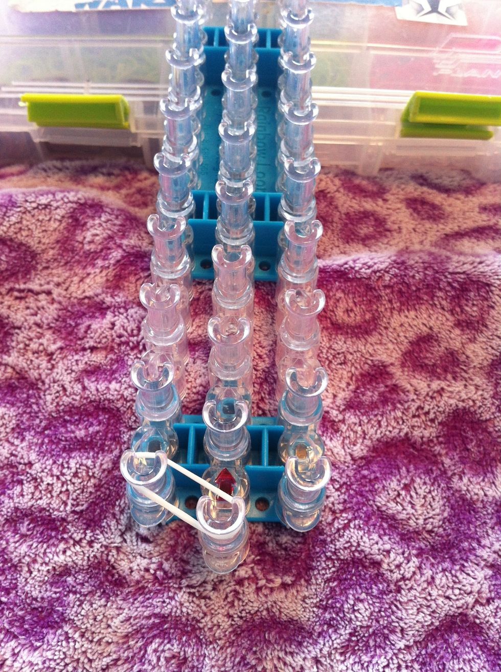 Place your first band like so.