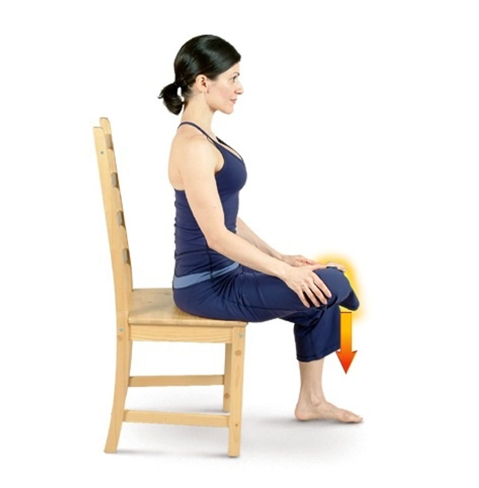 How to perform a chair yoga practice - B+C Guides