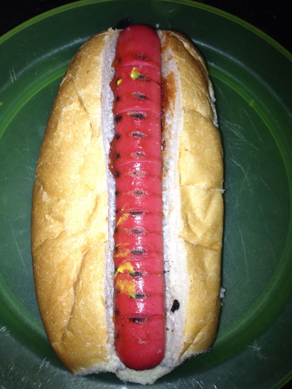 Place your sausage on top of that